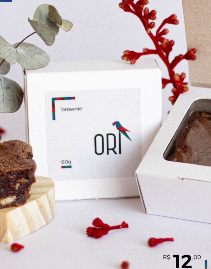 Caixa unitária — brownie 60g